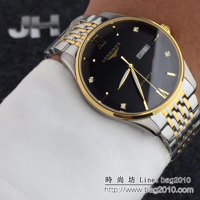 LONGINES浪琴 全自動機械 時尚男士腕表 WSS2362